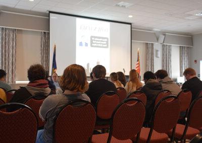 Students hold Town Hall Meeting with President Pullo